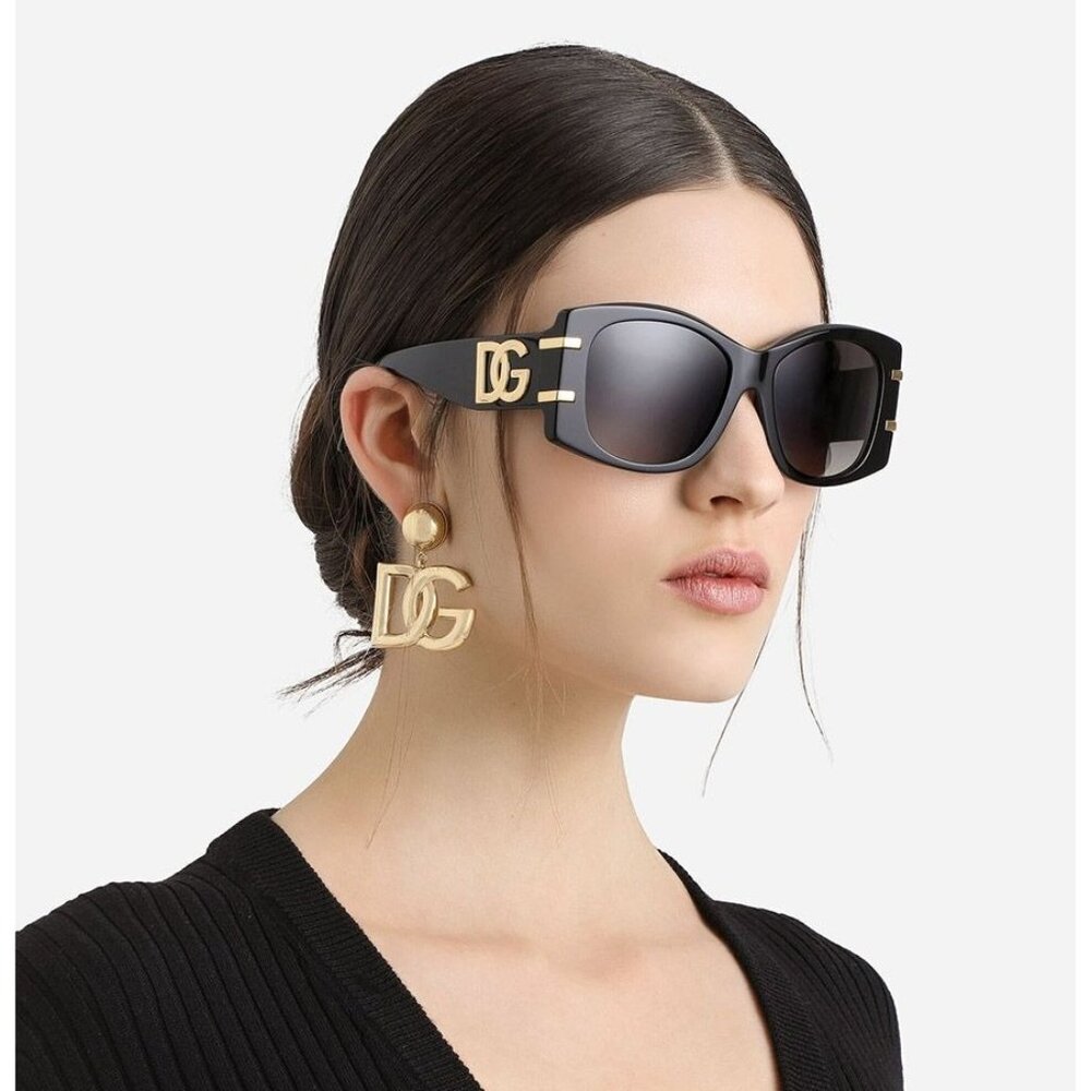 NEW DG4501 501/8G DOLCE&GABBANA GOLD SHIELD SUNGLASSES DG4501